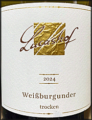 Lucashof 2024 Weissburgunder