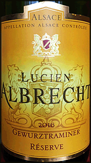 Lucien Albrecht 2016 Reserve Gewurztraminer