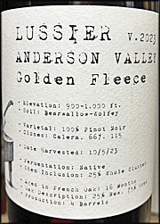 Lussier 2023 Golden Fleece Pinot Noir