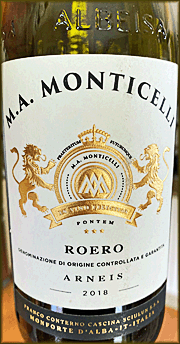 M.A. Monticelli 2018 Arneis