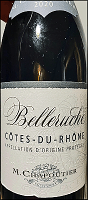 Chapoutier 2020 Belleruche