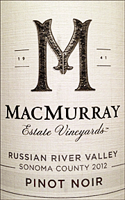 MacMurray 2012 Russian River Valley Pinot Noir