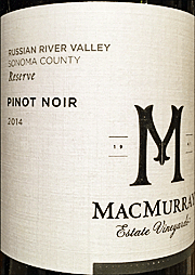 MacMurray 2014 Reserve Pinot Noir
