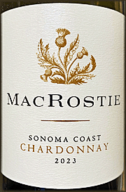 MacRostie 2023 Sonoma Coast Chardonnay