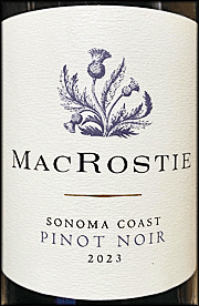 MacRostie 2023 Sonoma Coast Pinot Noir