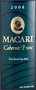 Macari 2008 Cabernet Franc