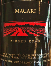 Macari 2010 Bergen Road