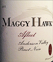 Maggy Hawk 2011 Afleet Pinot Noir