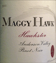 Maggy Hawk 2011 Hawkster Pinot Noir