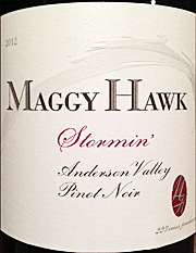 Maggy Hawk 2012 Stormin Pinot Noir