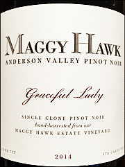Maggy Hawk 2014 Graceful Lady Pinot Noir
