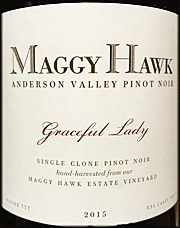 Maggy Hawk 2015 Graceful Lady Pinot Noir