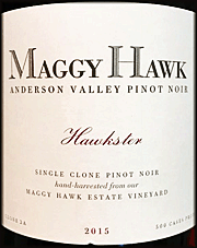 Maggy Hawk 2015 Hawkster Pinot Noir