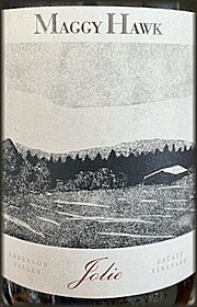 Maggy Hawk 2018 Jolie Pinot Noir