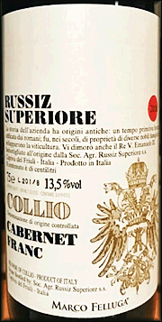 Russiz Superiore 2016 Cabernet Franc