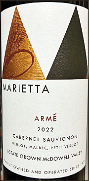 Marietta 2022 Arme Cabernet Sauvignon