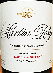 Martin Ray 2014 Stags Leap Cabernet Sauvignon
