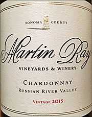Martin Ray 2015 Russian River Valley Chardonnay