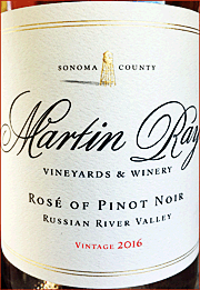 Martin Ray 2016 Rose of Pinot Noir