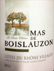 Mas de Boislauzon 2011 Cotes du Rhone Villages