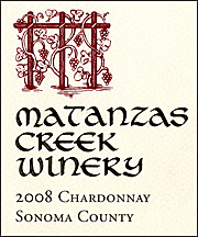 Matanzas Creek 2008 Sonoma County Chardonnay