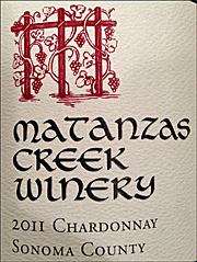 Matanzas Creek 2011 Sonoma County Chardonnay