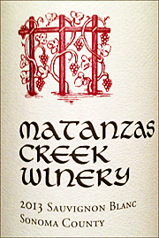 Matanzas Creek 2013 Sonoma County Sauvignon Blanc