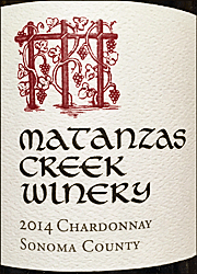 Matanzas Creek 2014 Sonoma County Chardonnay