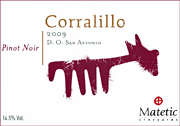 Corralillo 2009 Pinot Noir