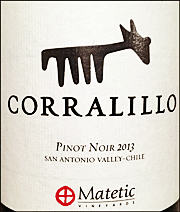 Matetic 2013 Corralillo Pinot Noir