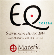 Matetic 2014 EQ Coastal Sauvignon Blanc