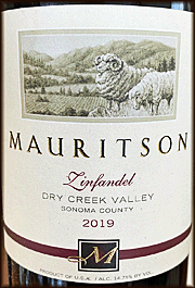 Mauritson 2019 Zinfandel