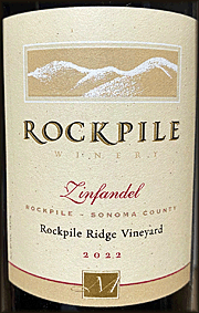 Mauritson 2022 Rockpile Ridge Vineyard Zinfandel