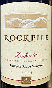 Mauritson 2023 Rockpile Ridge Vineyard Zinfandel