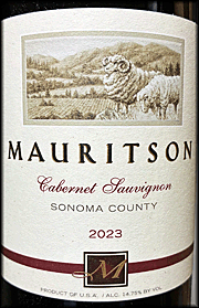 Mauritson 2023 Sonoma County Cabernet Sauvignon