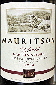 Mauritson 2024 Maffei Zinfandel