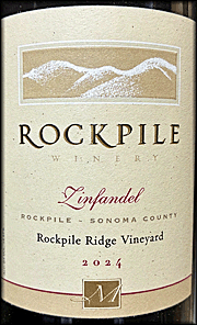 Mauritson 2024 Rockpile Ridge Vineyard Zinfandel