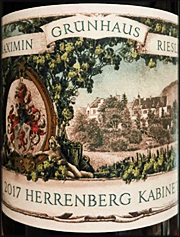 Maximin Grunhaus 2017 Maximin Grunhaus Herrenberg Kabinett Riesling