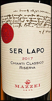 Mazzei 2017 Chianti Classico Riserva Ser Lapo