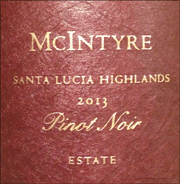 McIntyre 2013 Pinot Noir