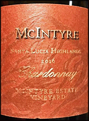 McIntyre 2016 Estate Chardonnay