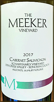 Meeker 2017 Scharf Cabernet Sauvignon