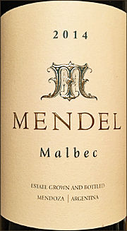 Mendel 2014 Malbec