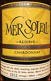 Mer Soleil 2016 Reserve Chardonnay