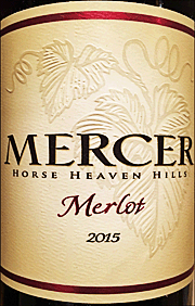 Mercer 2015 Merlot