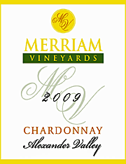 Merriam 2009 Chardonnay Alexander Valley