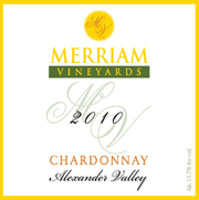 Merriam 2010 Alexander Valley Chardonnay