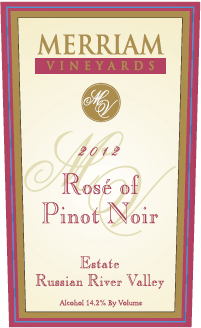 Merriam 2012 Rose of Pinot Noir