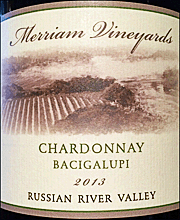 Merriam 2013 Bacigalupi Chardonnay