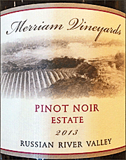 Merriam 2013 Estate Pinot Noir